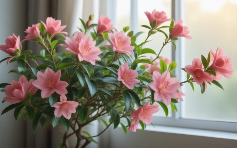 Szobai azálea (Rhododendron simsii) gondozása és virágoztatása