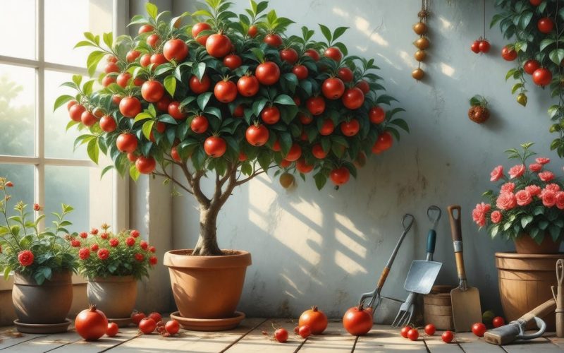Szobai gránátalma (Punica granatum) nevelése: Gyümölcsöző hobbi
