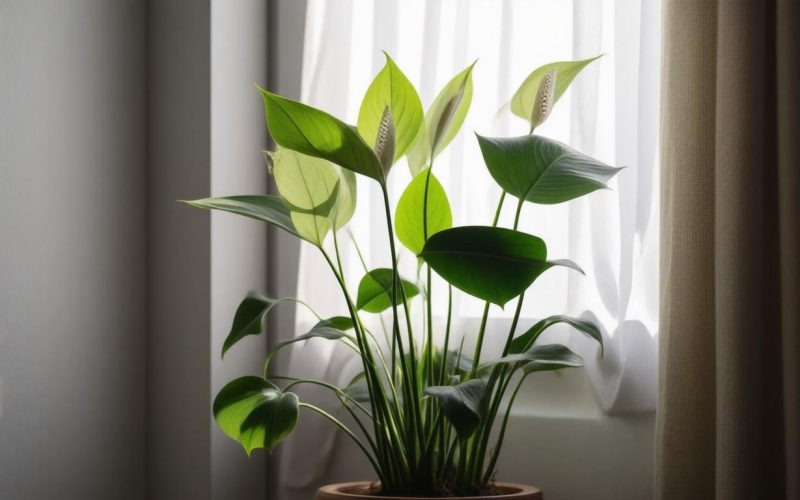Vitorlavirág (Spathiphyllum) gondozása: A békés otthon növénye