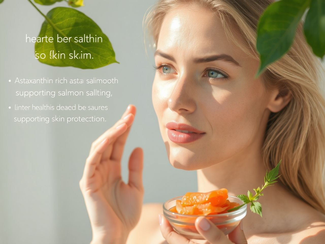 Az astaxanthin belső UV-védelemmel támogatja a bőr fiatalságát.