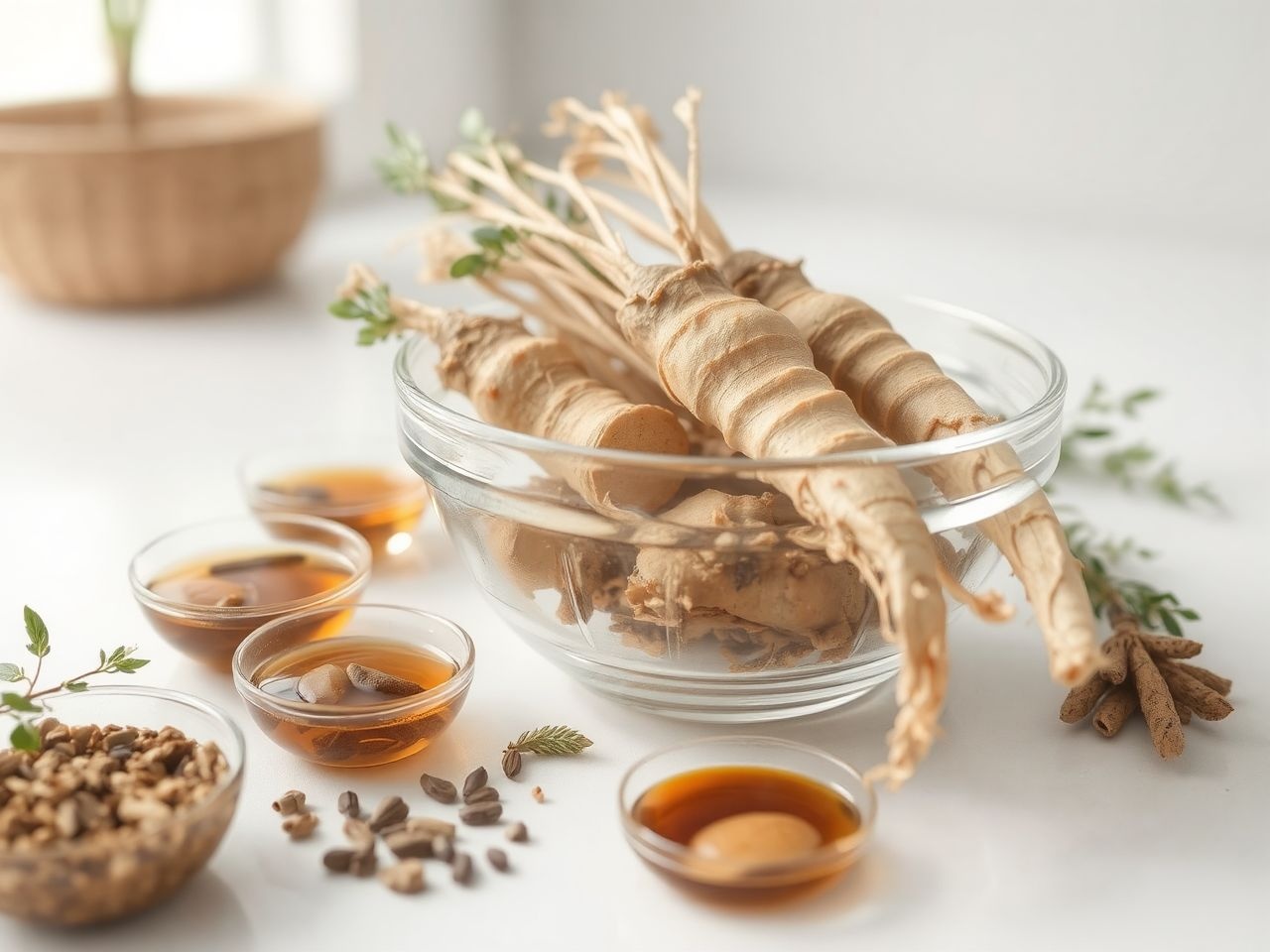 A ginseng fokozza más természetes hatóanyagok bőrregeneráló erejét.