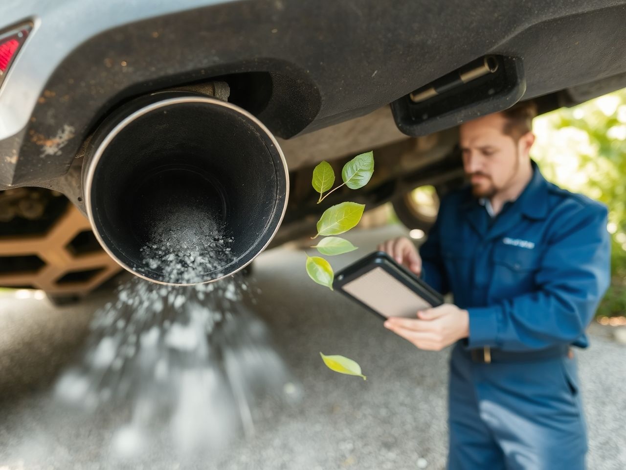 A részecskeszűrő jelentősen csökkenti a károsanyag-kibocsátást.
