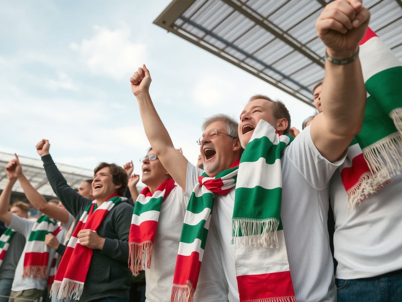 A futballban a szurkolók nemzeti összetartozást is erősítenek.
