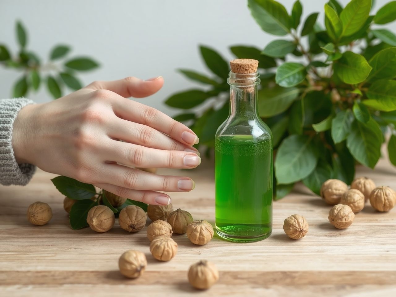 A zöld dió pálinka hatékonyan enyhíti izomfájdalmakat külsőleg.