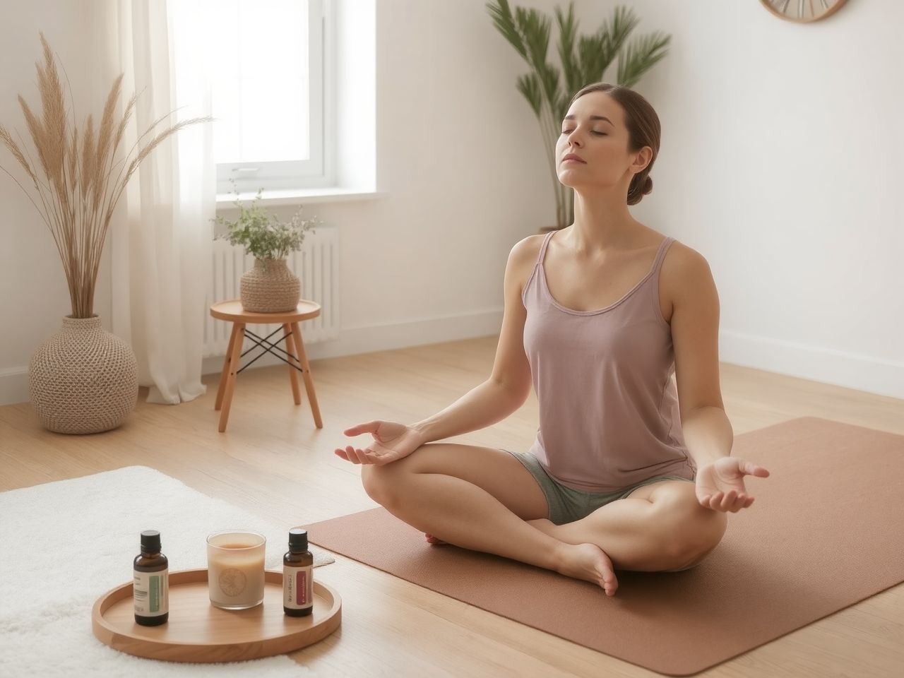 Meditáció és gyógynövények hatékonyak szorongás csökkentésére.