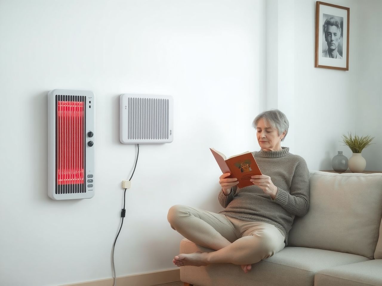 Az infravörös fűtés energiatakarékos, gyors és kellemes meleget biztosít.
