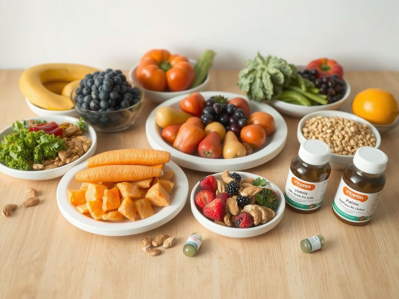A friss zöldségek és gyümölcsök a legjobb vitaminforrások.