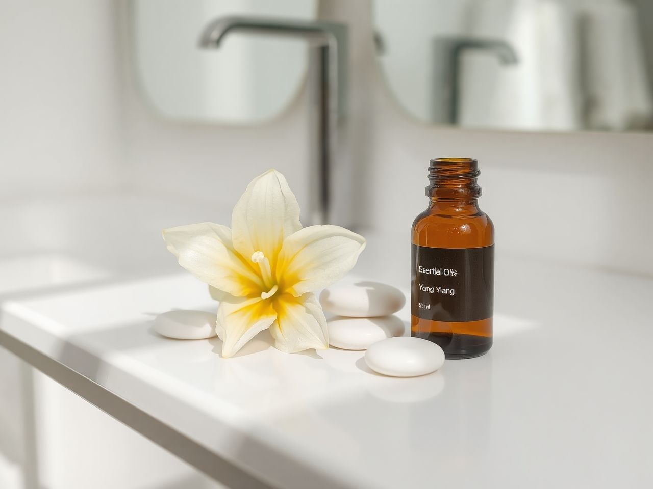 Az ylang ylang illóolaj nyugtatja és regenerálja a bőrt.
