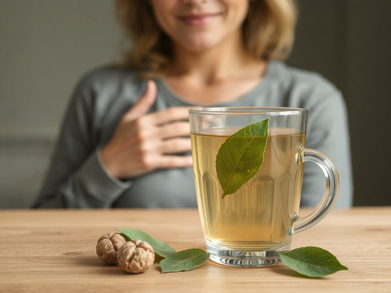 A diófalevél tea természetes segítség az emésztés serkentésére.
