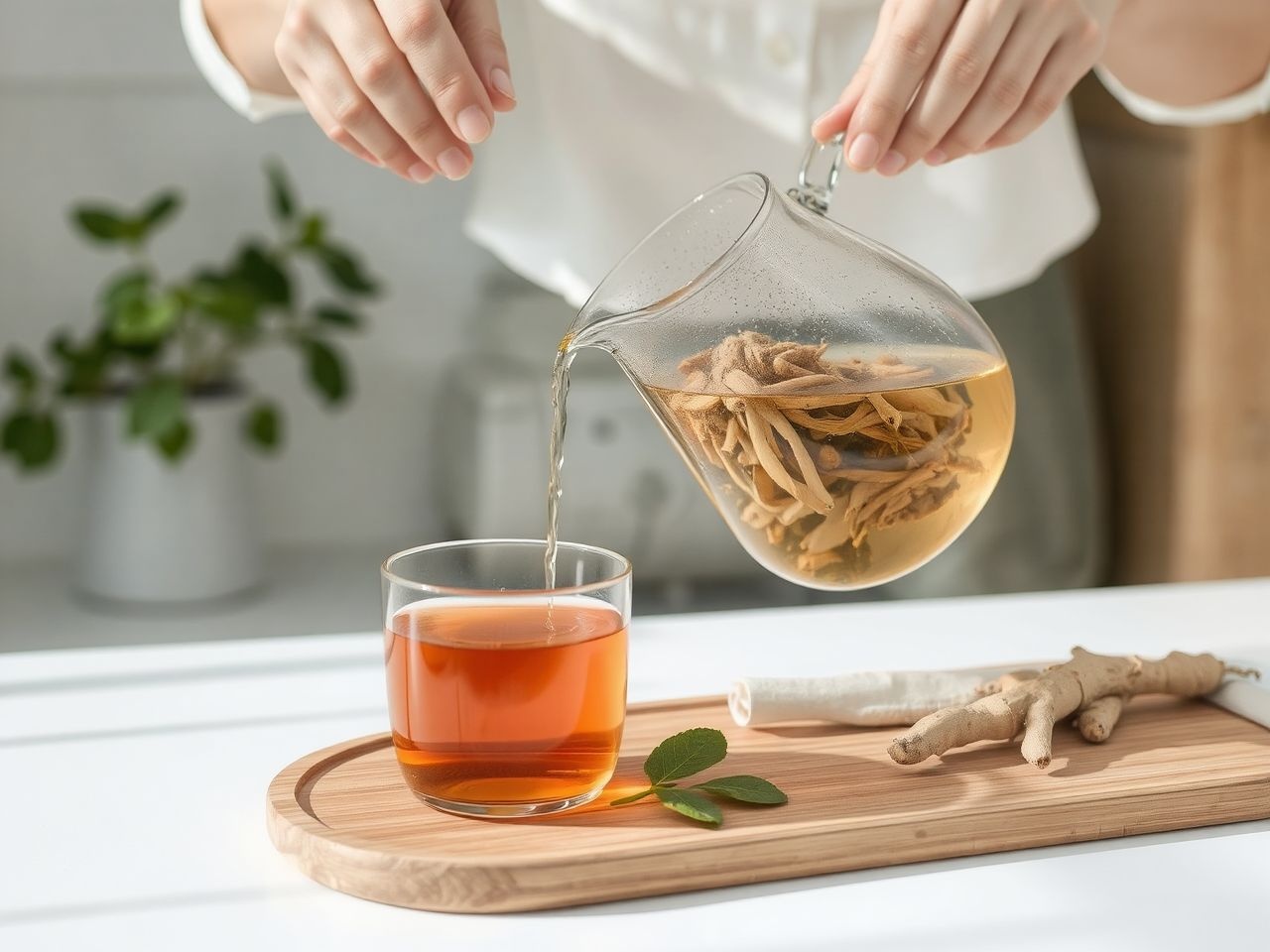 A ginseng és ginkgo biloba tea serkenti az agyi vérkeringést.