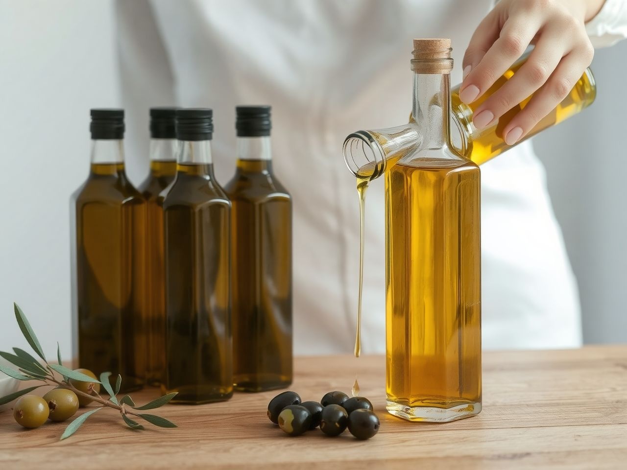 Válassz hidegen sajtolt, sötét üvegben tárolt olivaolajat!