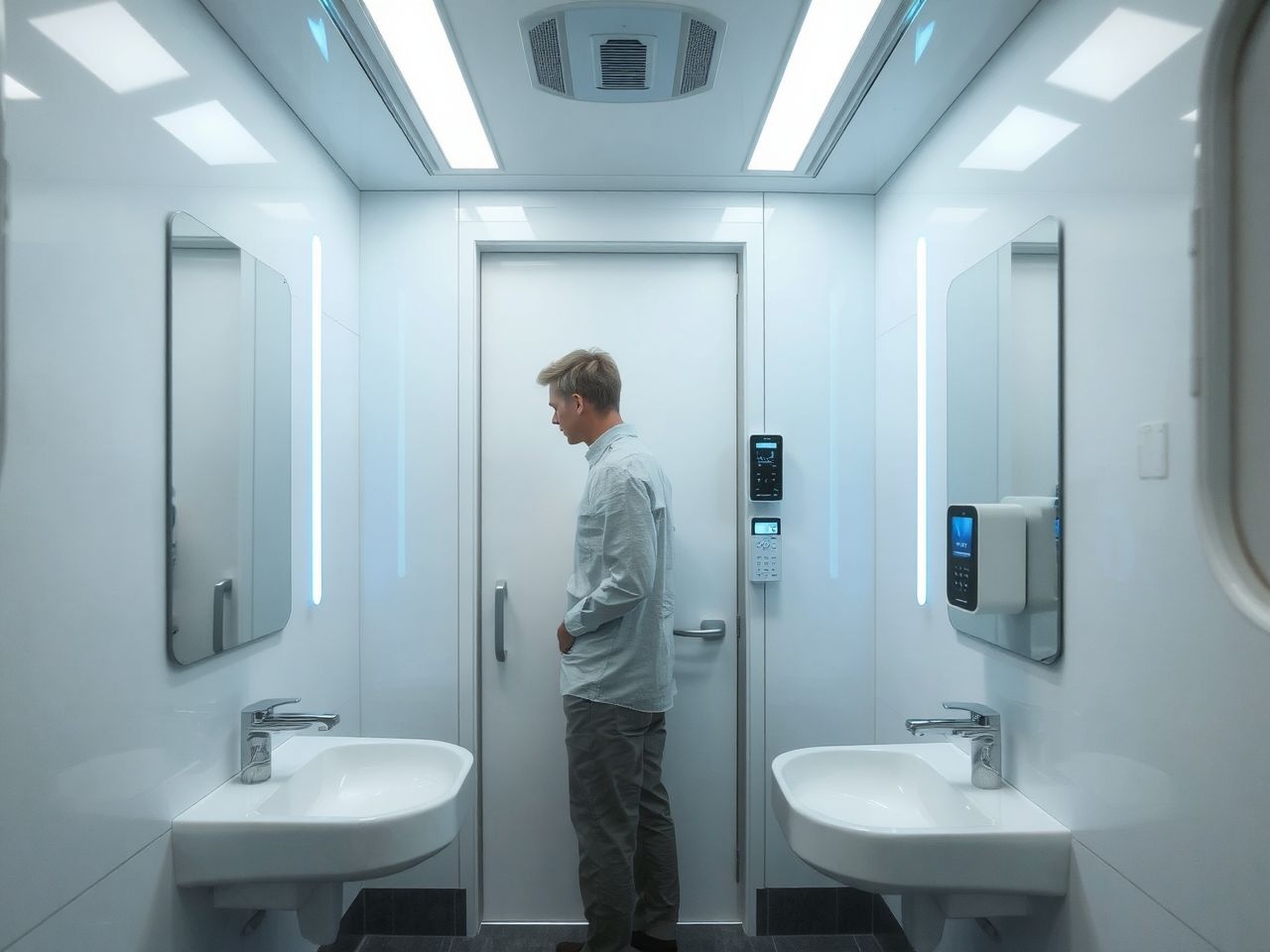 Az automata antibakteriális bevonatok forradalmasítják a vonat WC-ket.
