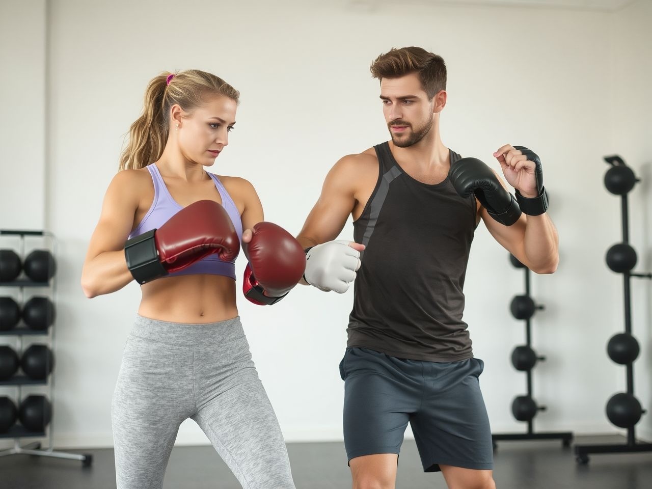 A kick box aerobic személyre szabható intenzitással erősíti a testet.