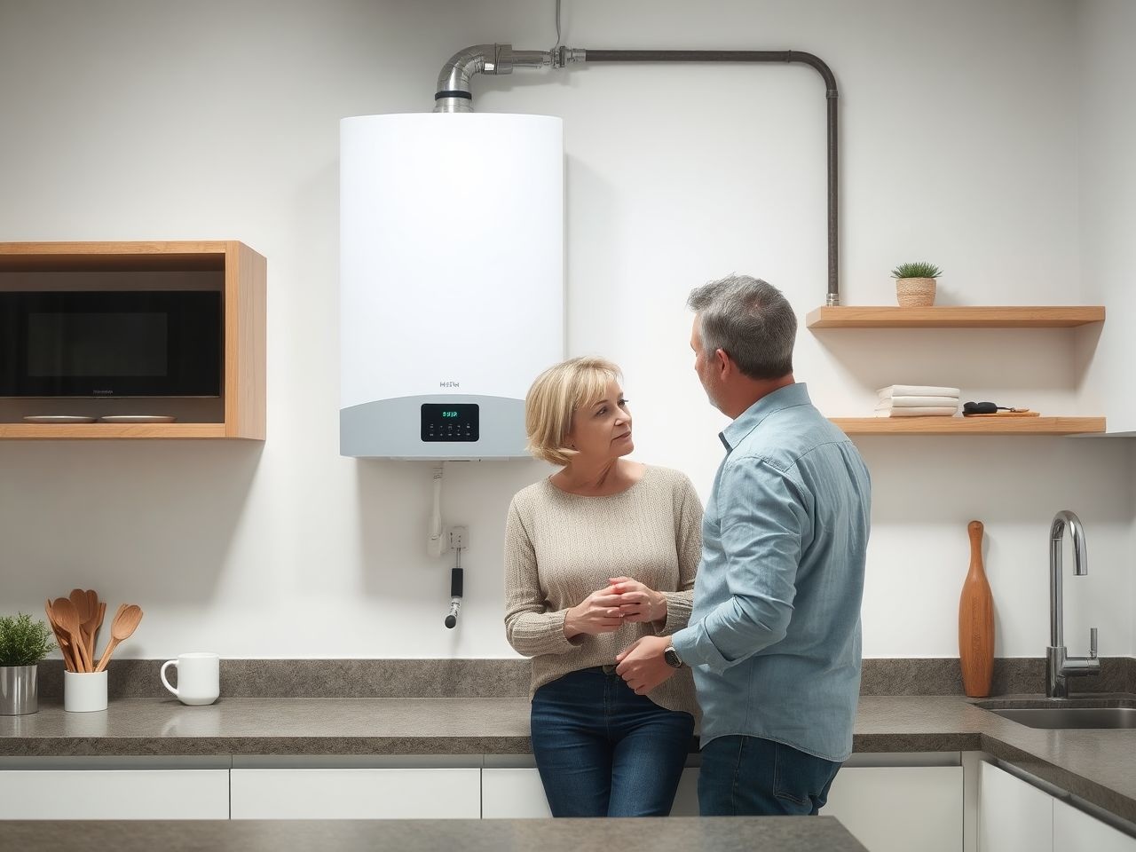 Az átfolyós vízmelegítő ideális kisebb családok számára energiatakarékossággal.
