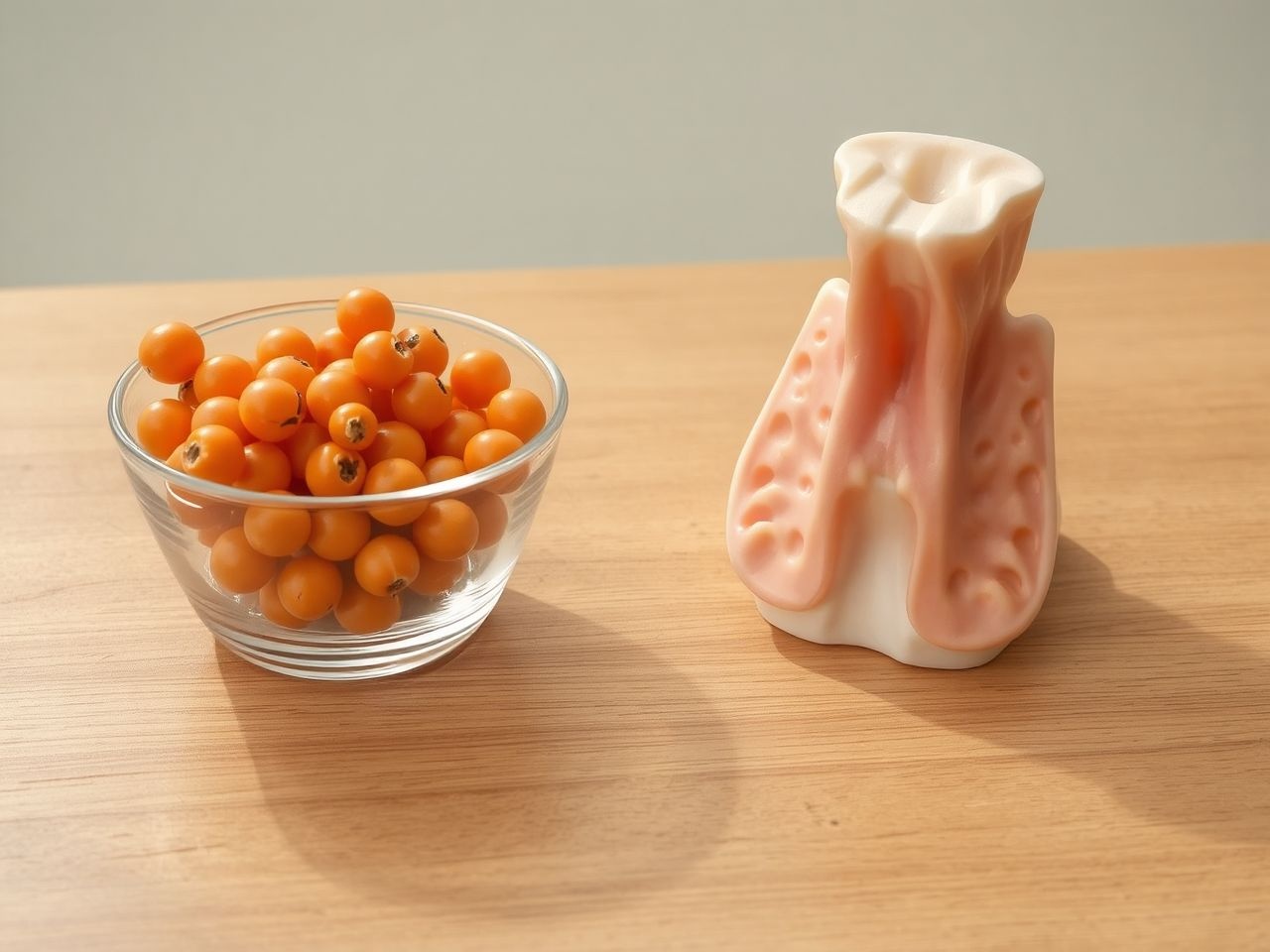 A homoktövis segíthet a pajzsmirigy alulműködés tüneteinek enyhítésében.