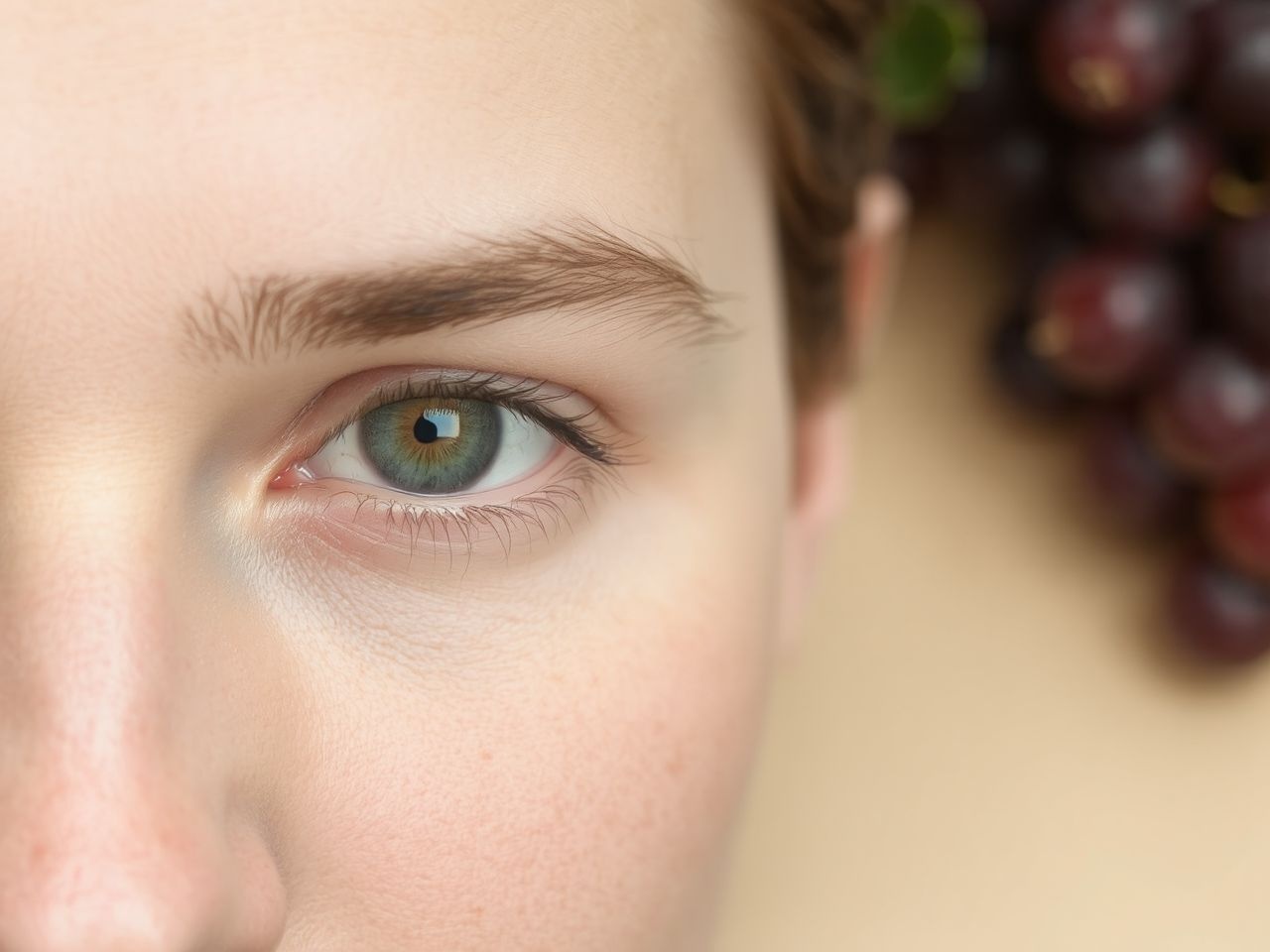 A vörös szőlőmagliszt erősíti a szem egészségét antioxidánsokkal.
