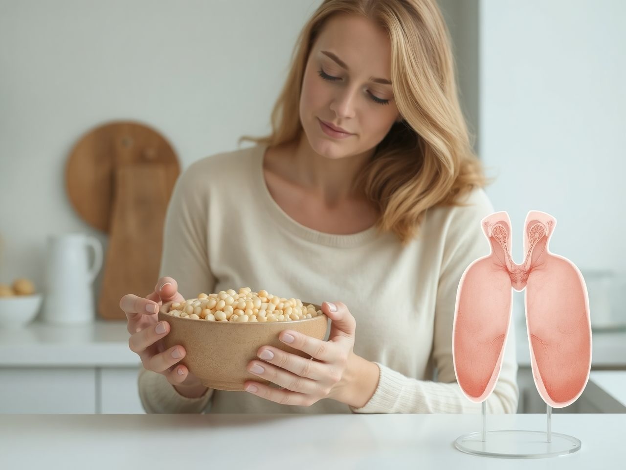 A szója izoflavonjai befolyásolhatják a pajzsmirigy hormontermelést.