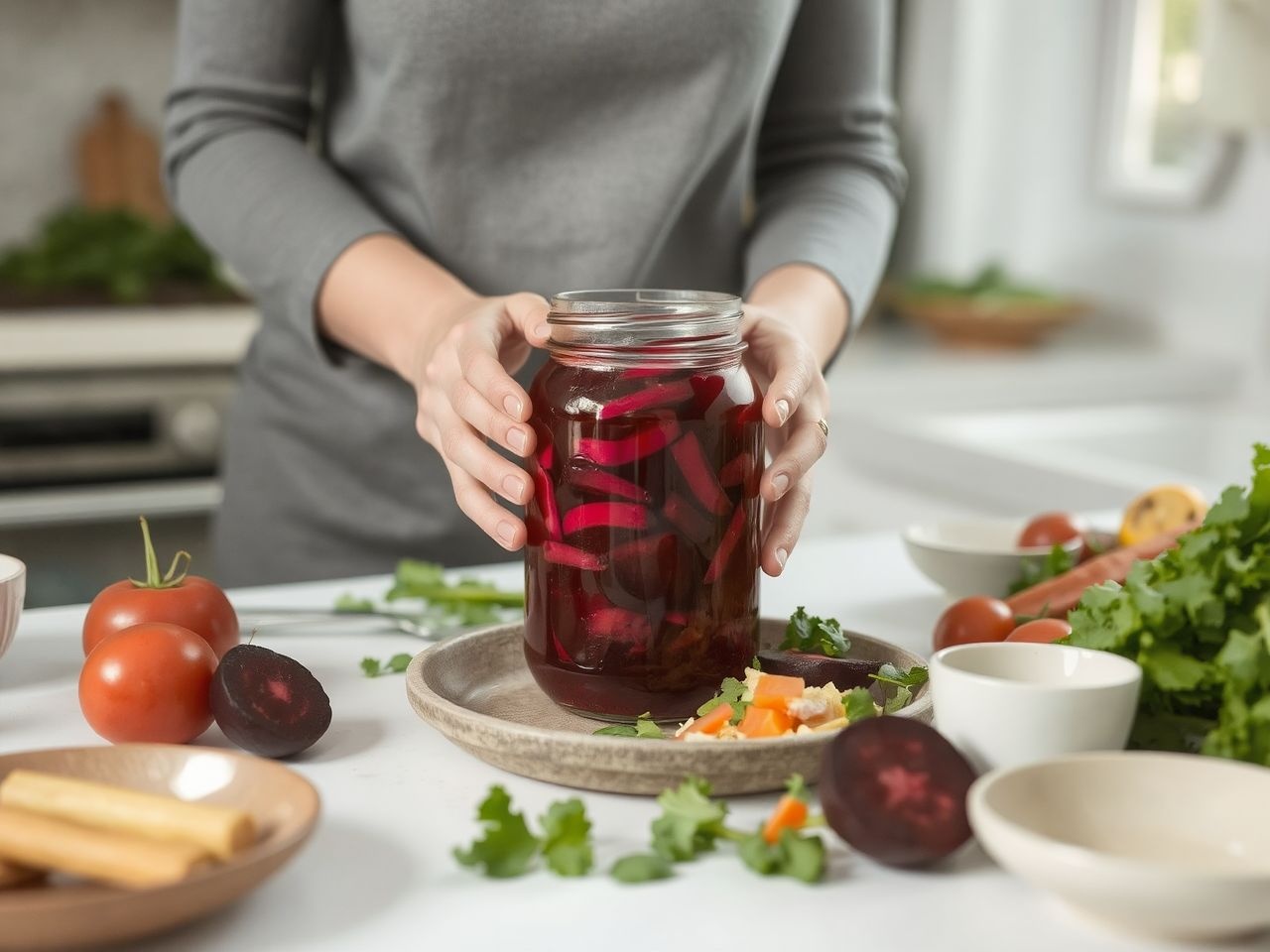 A cékla befőtt gazdag antioxidánsokban, támogatja az immunrendszert.