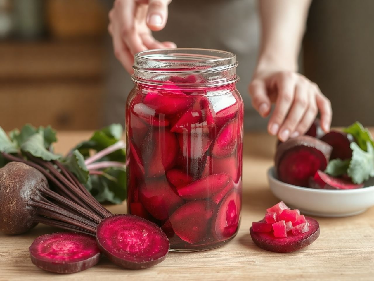 A cékla befőtt serkenti az emésztést és probiotikumokat támogat.