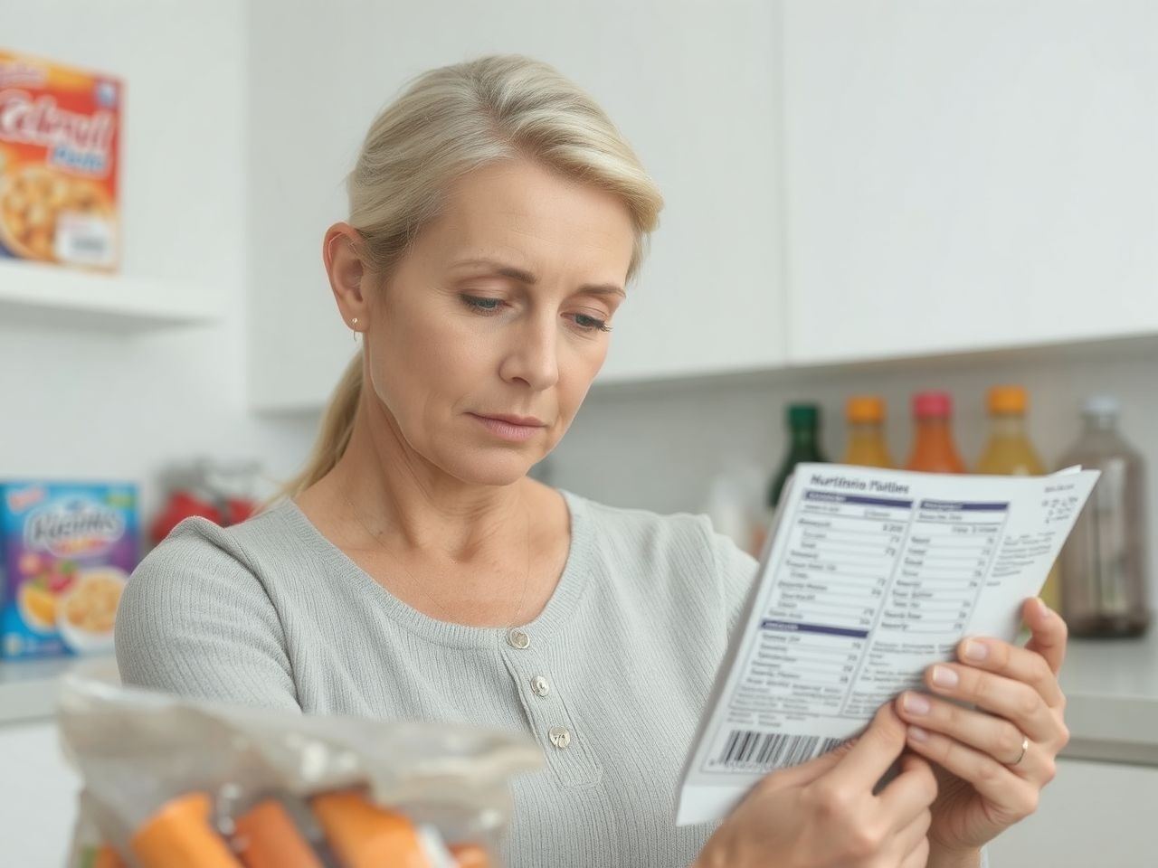 A címkék apró betűi leleplezik a rejtett cukrokat.