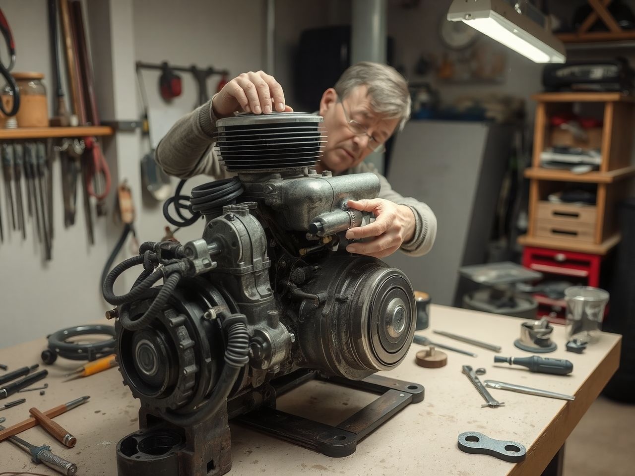 A Dongó motor restaurálása a repüléstörténet egyik ikonikus pillanata.
