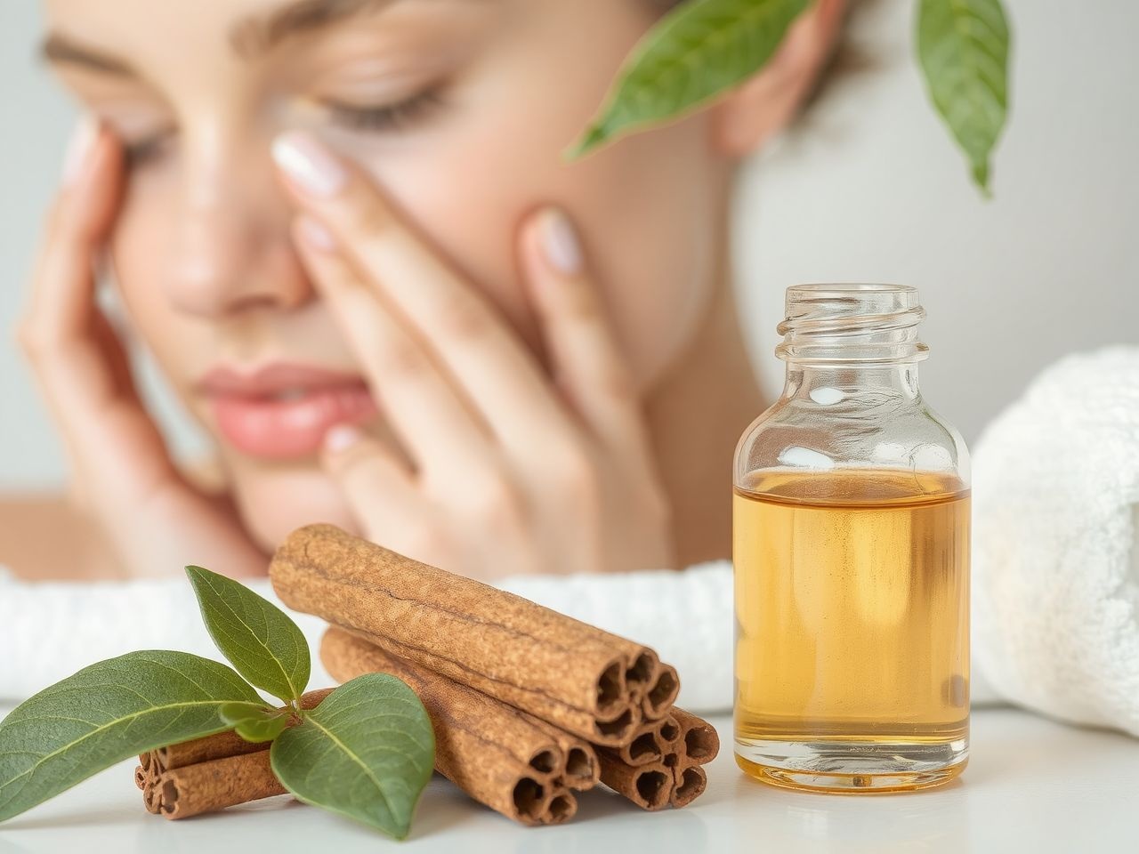 A fahéjolaj illata stresszoldó és bőrregeneráló hatású aromaterápiában.