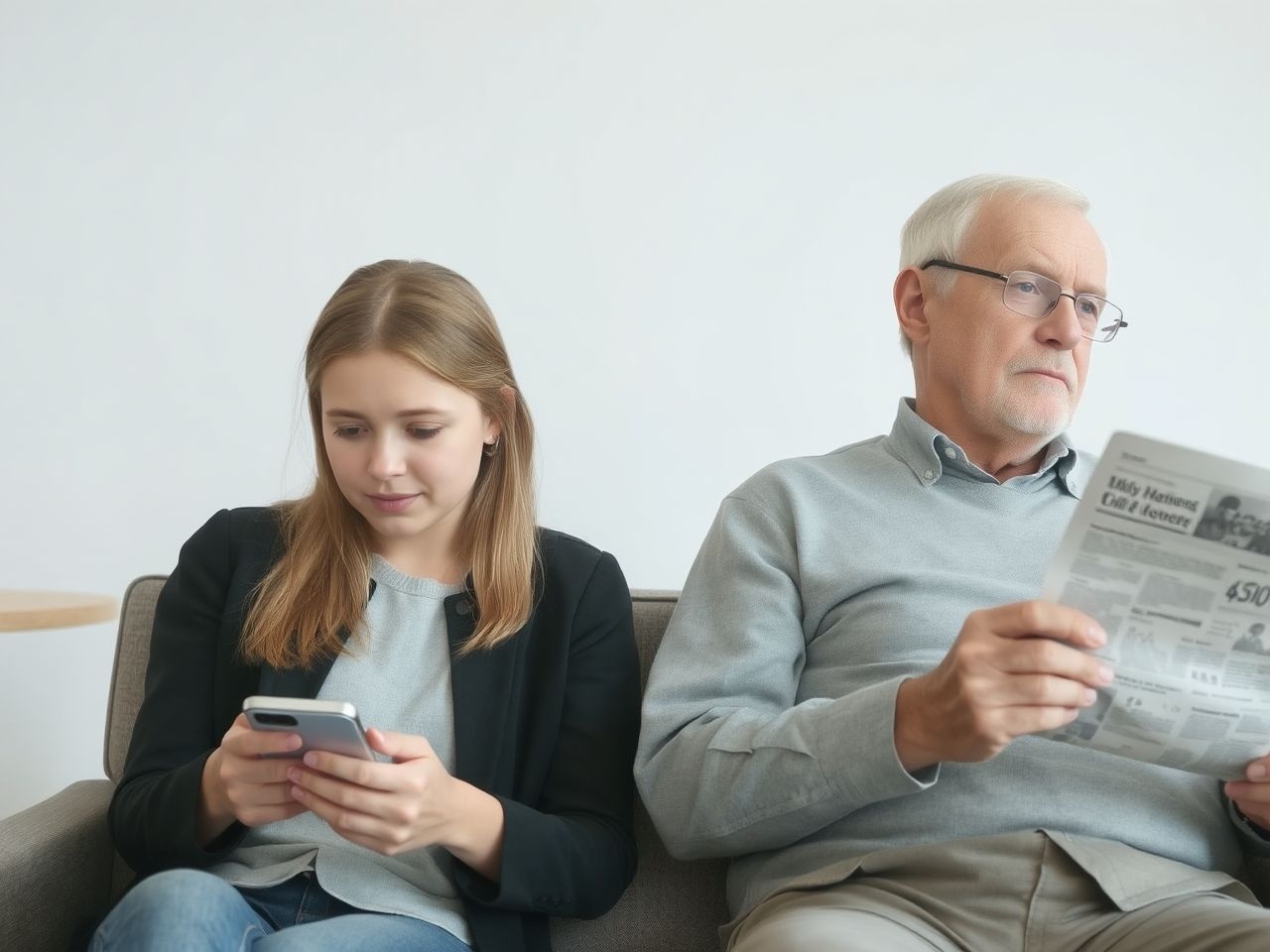 A digitális szakadék generációk között növeli a társadalmi különbségeket.