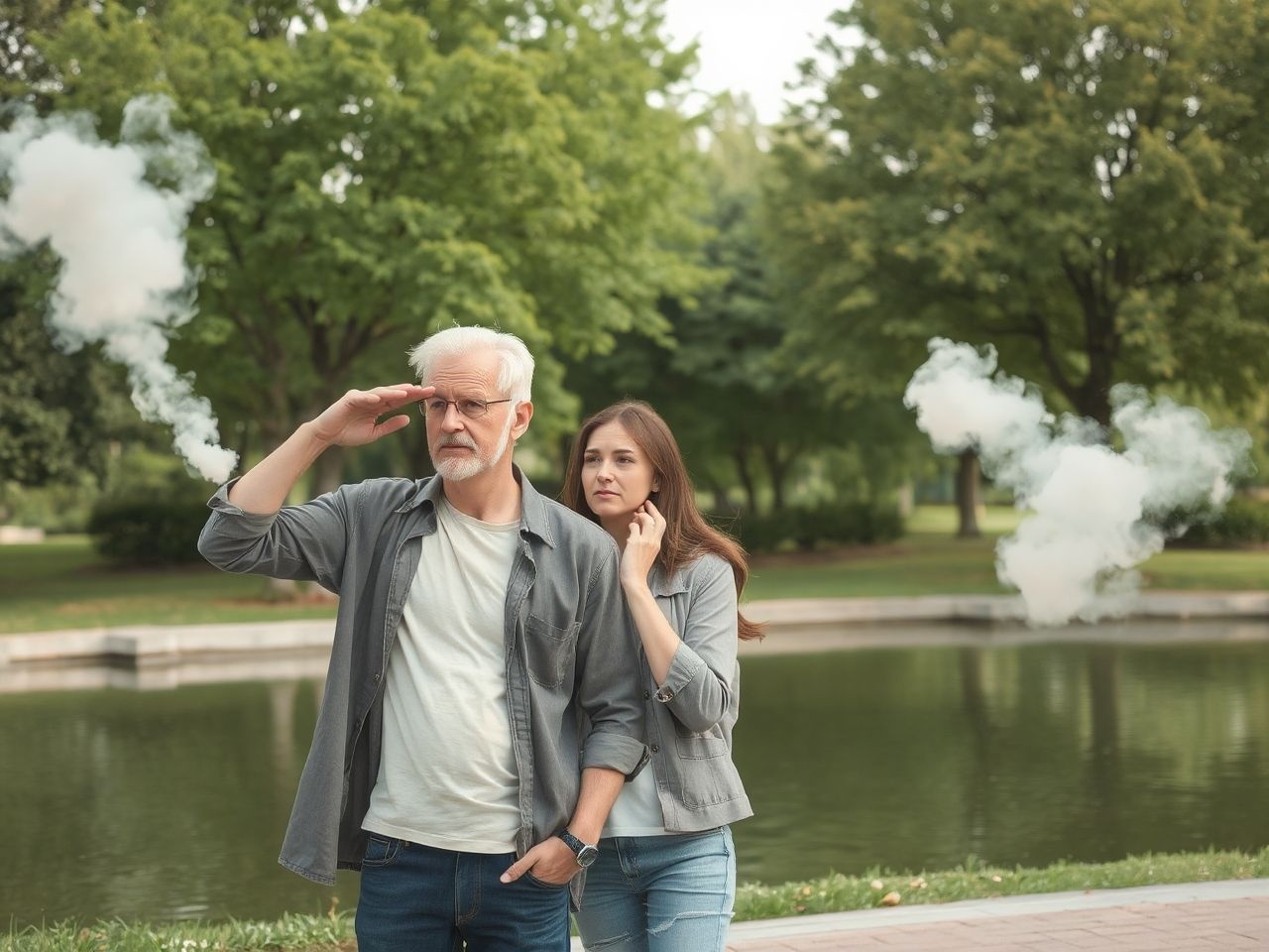 A könnygáz mikrorészecskéi hosszú távon szennyezik a levegőt.
