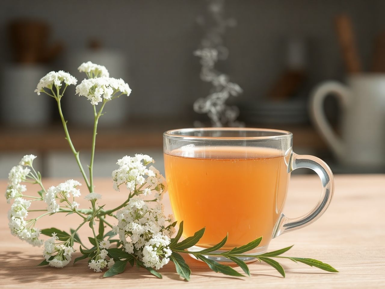 A közönséges cickafark tea segíti az emésztést és gyulladáscsökkentő.