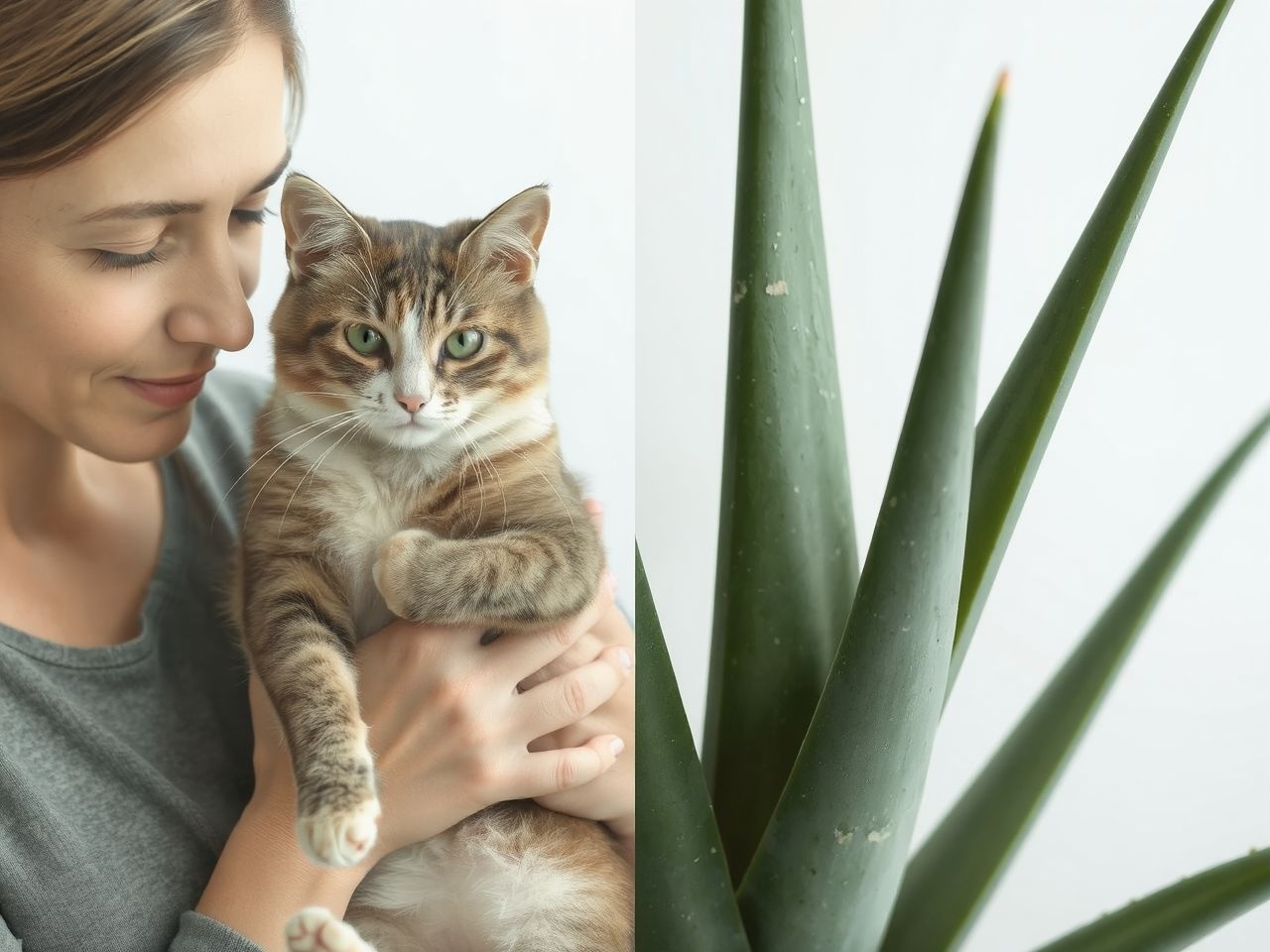 Aloe vera mérgező macskákra, halálos mennyiség ritka.