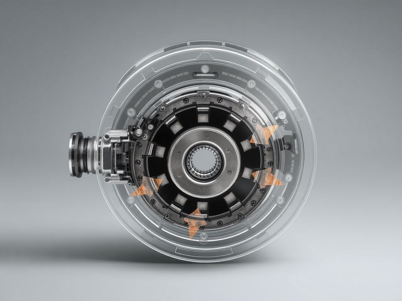 A kuplung fokozatosan továbbítja az erőt a sebességváltóhoz.