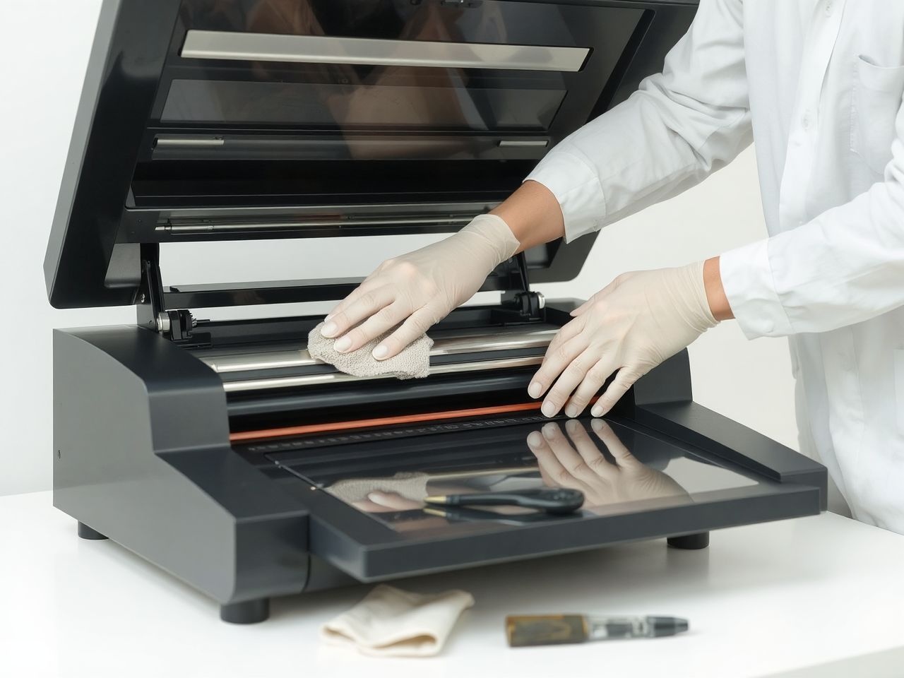 Rendszeres tisztítás meghosszabbítja laminálógép élettartamát és teljesítményét.