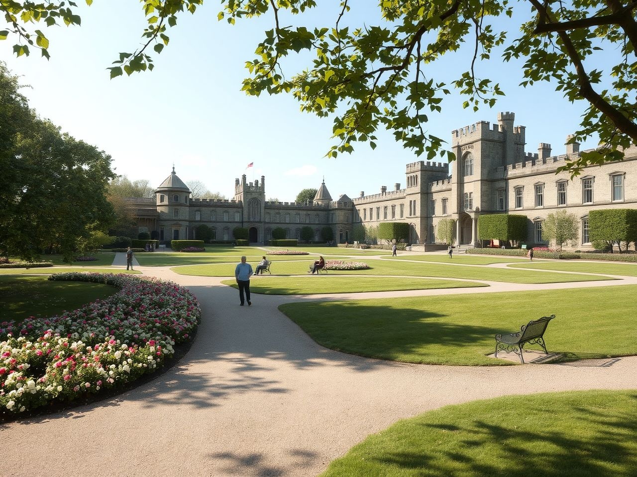 Interaktív táblák és AR technológia gazdagítja a várpark élményét.
