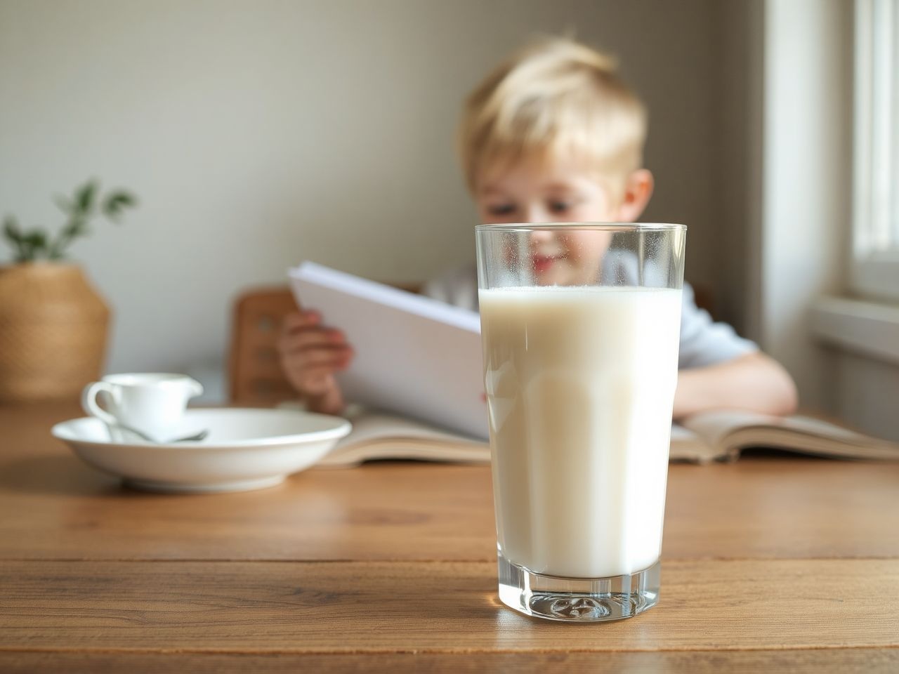 A meleg tej elősegíti a gyermek nyugodt alvását és fejlődését.