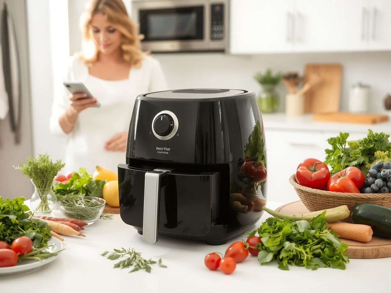 A meleglevegős fritőz gyorsabb és kevesebb olajat használ.