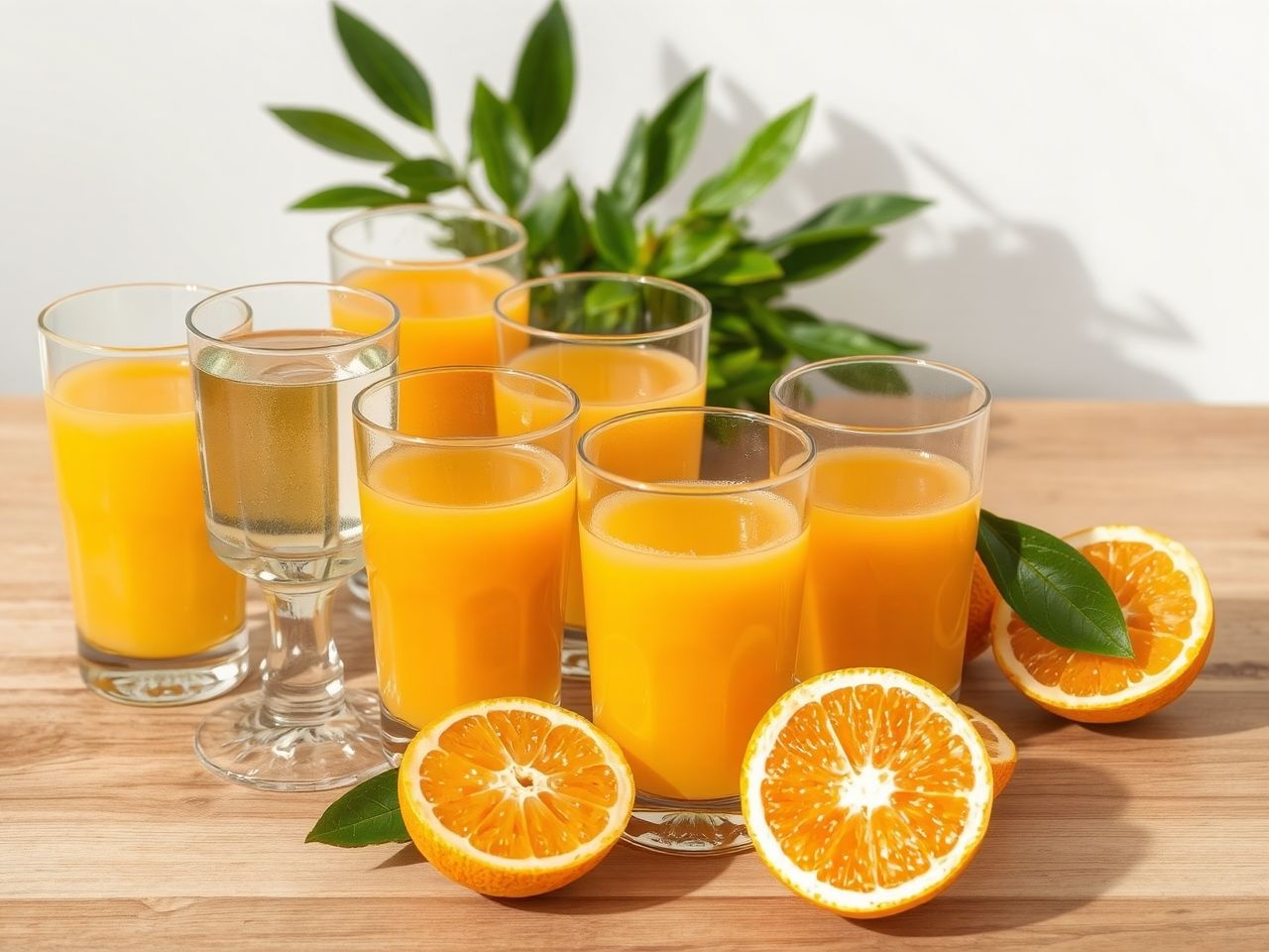 A frissen facsart narancslé több vitamint és enzimet tartalmaz.