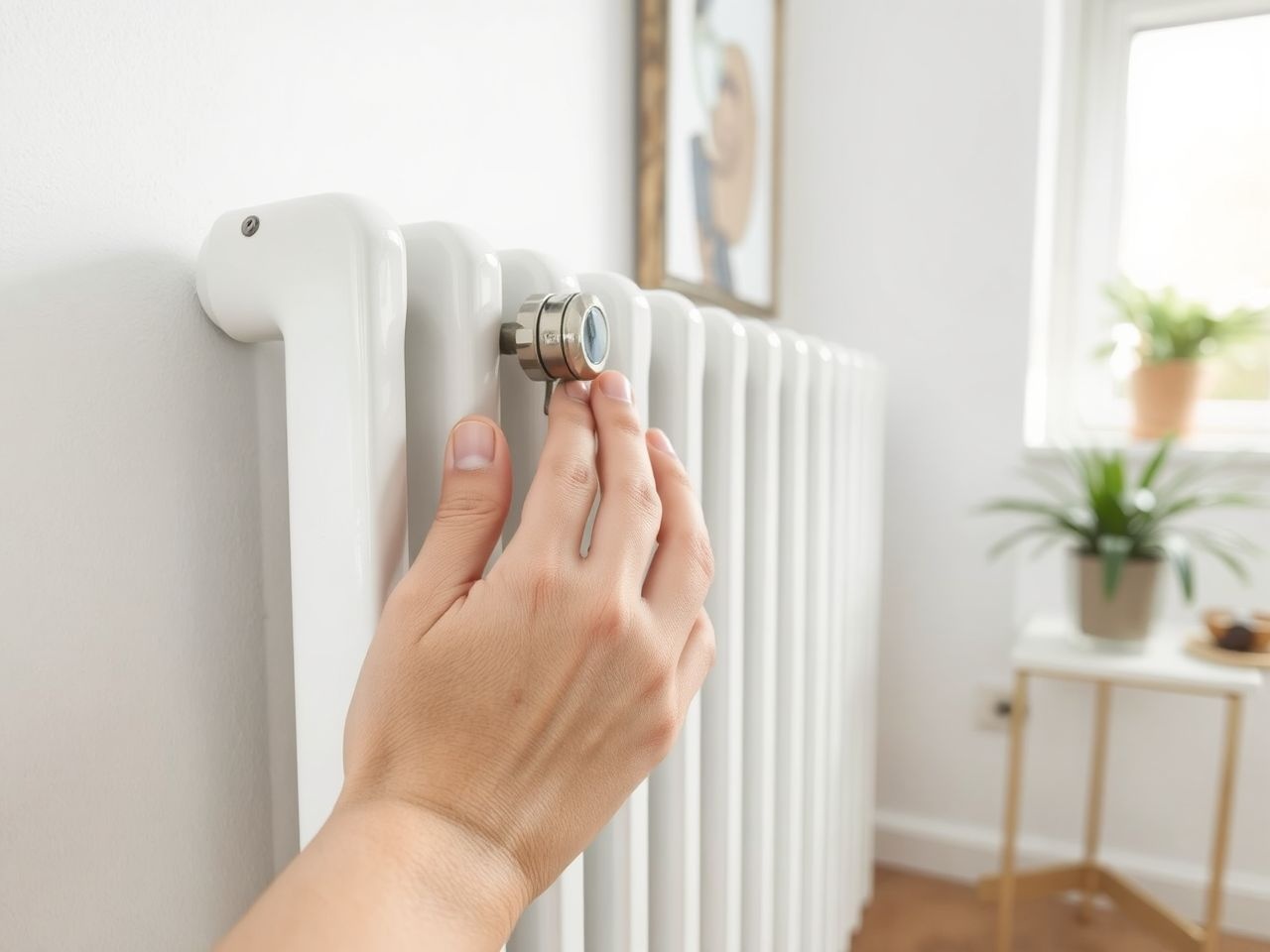 A radiátorszelepek szabályozzák a hőfokot, csökkentve költségeket.