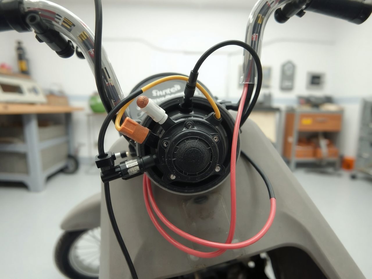 Az önindító az elektromos rendszer kulcseleme a robogó indításában.