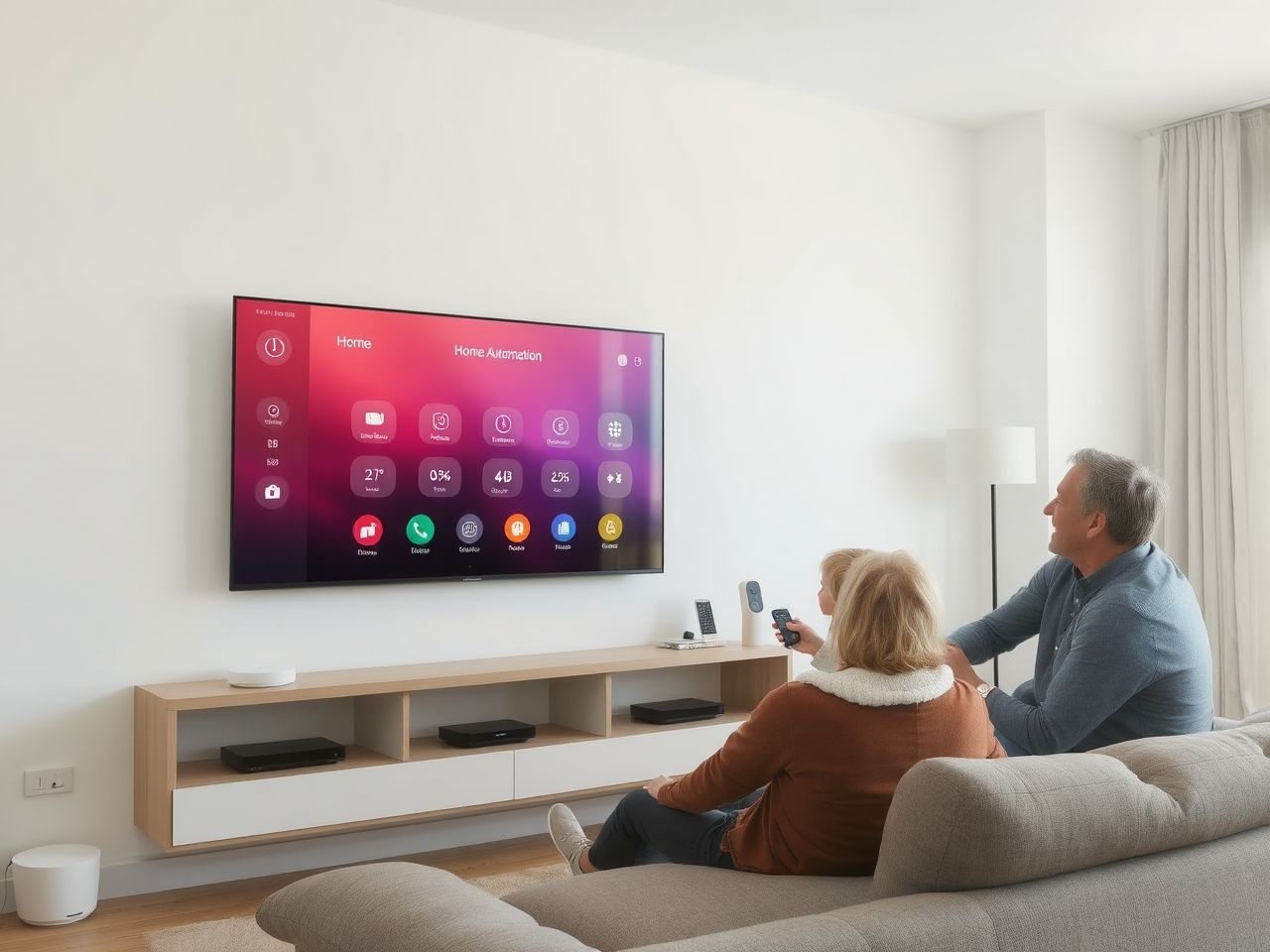 A smart TV összekapcsolja a tévét és az okosotthont.