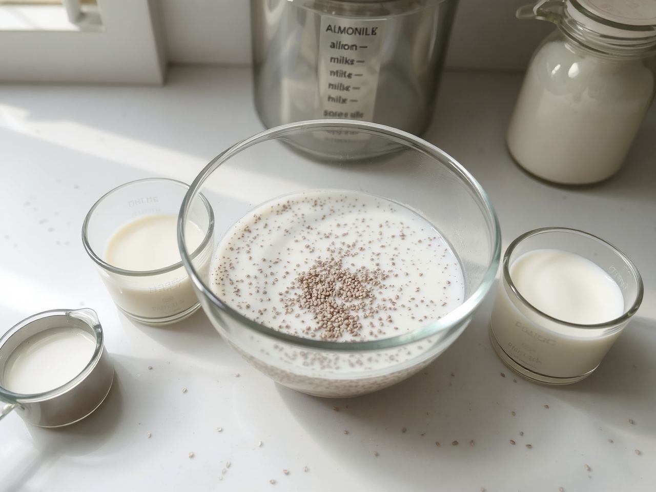 A tökéletes puding titka a chia és folyadék arányában rejlik.