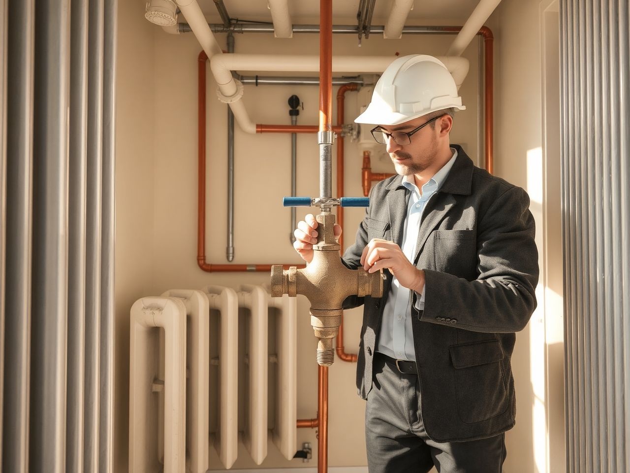 Háromjáratú golyóscsap optimalizálja a fűtési rendszer energiahatékonyságát.