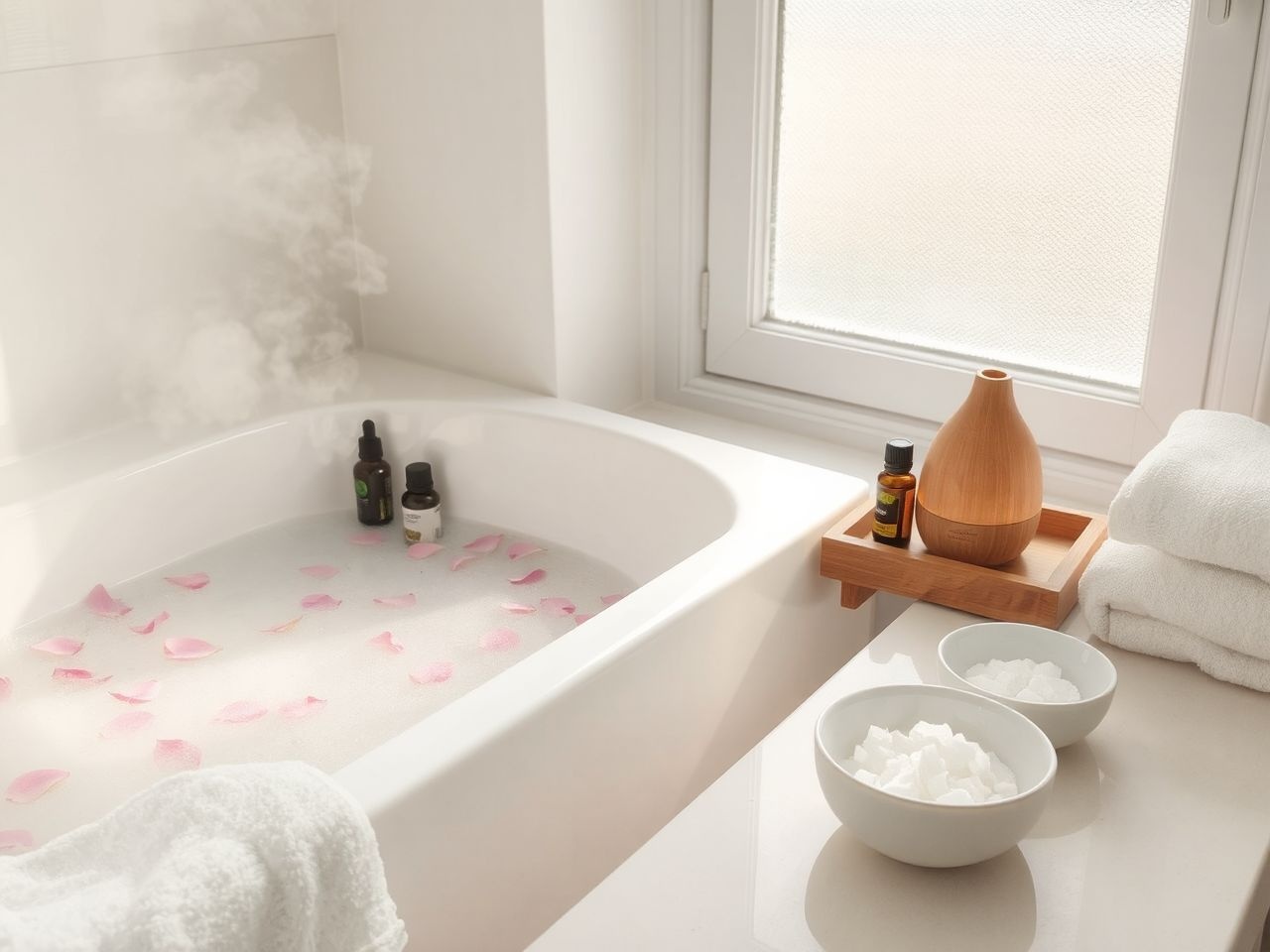 Az aromaterápia illatai mély relaxációt és stresszoldást biztosítanak.