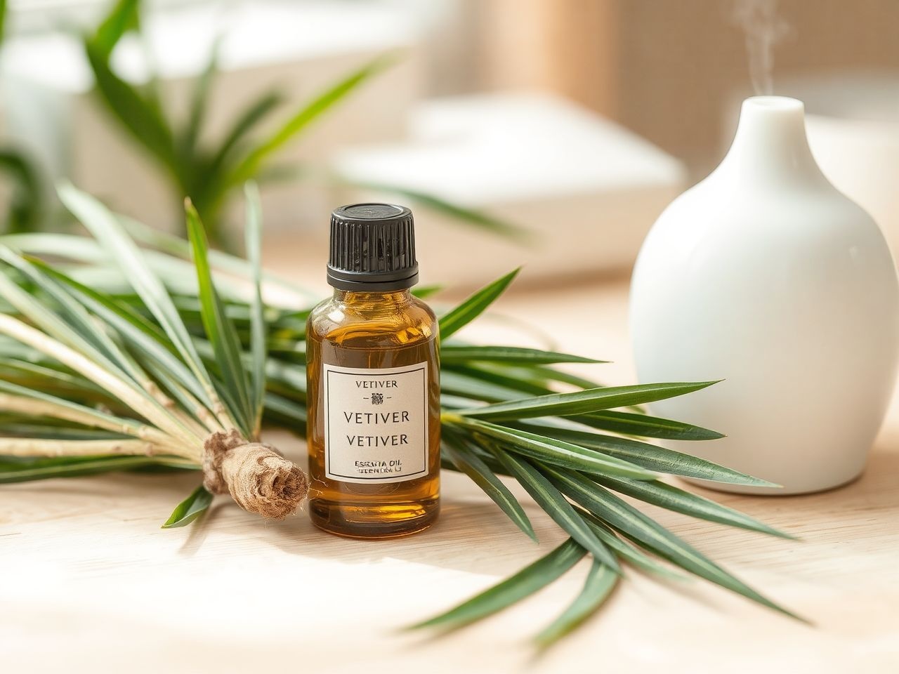 A vetiver nyugtató hatású, stresszoldó aromaterápiás olaj.