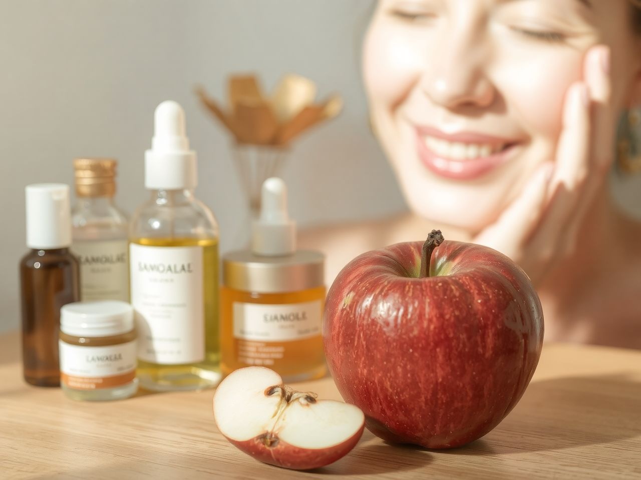 Az alma antioxidánsai elősegítik a bőr egészséges ragyogását.