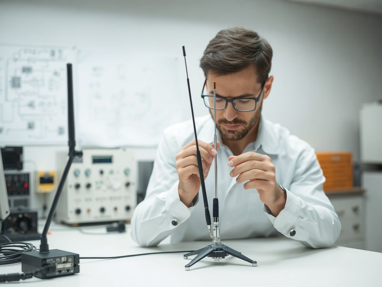 Az antenna tervezése során a frekvenciatartomány és sugárzás fontos.