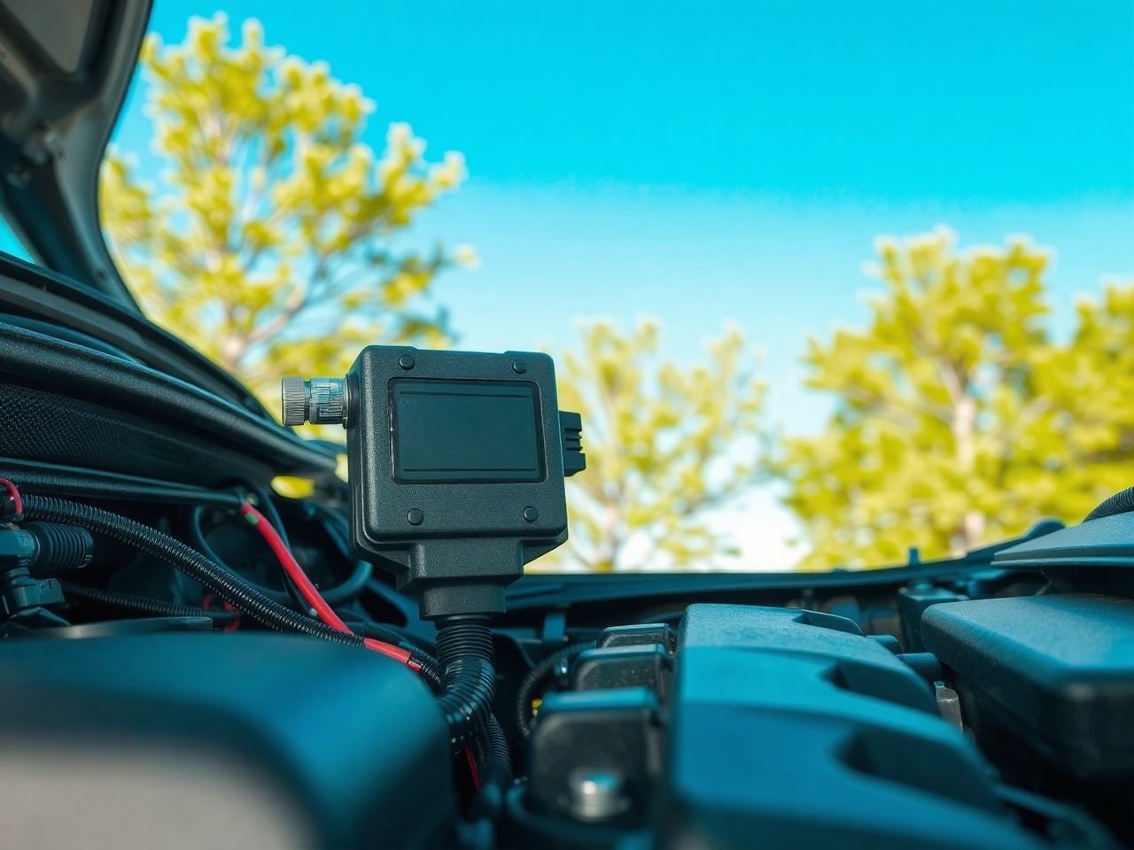 Az ECU optimalizálja a motor működését a károsanyag-kibocsátás csökkentésére.
