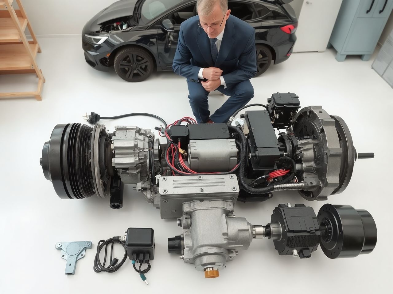 Az inverter az elektromos motor fordulatszámát szabályozza pontosan.