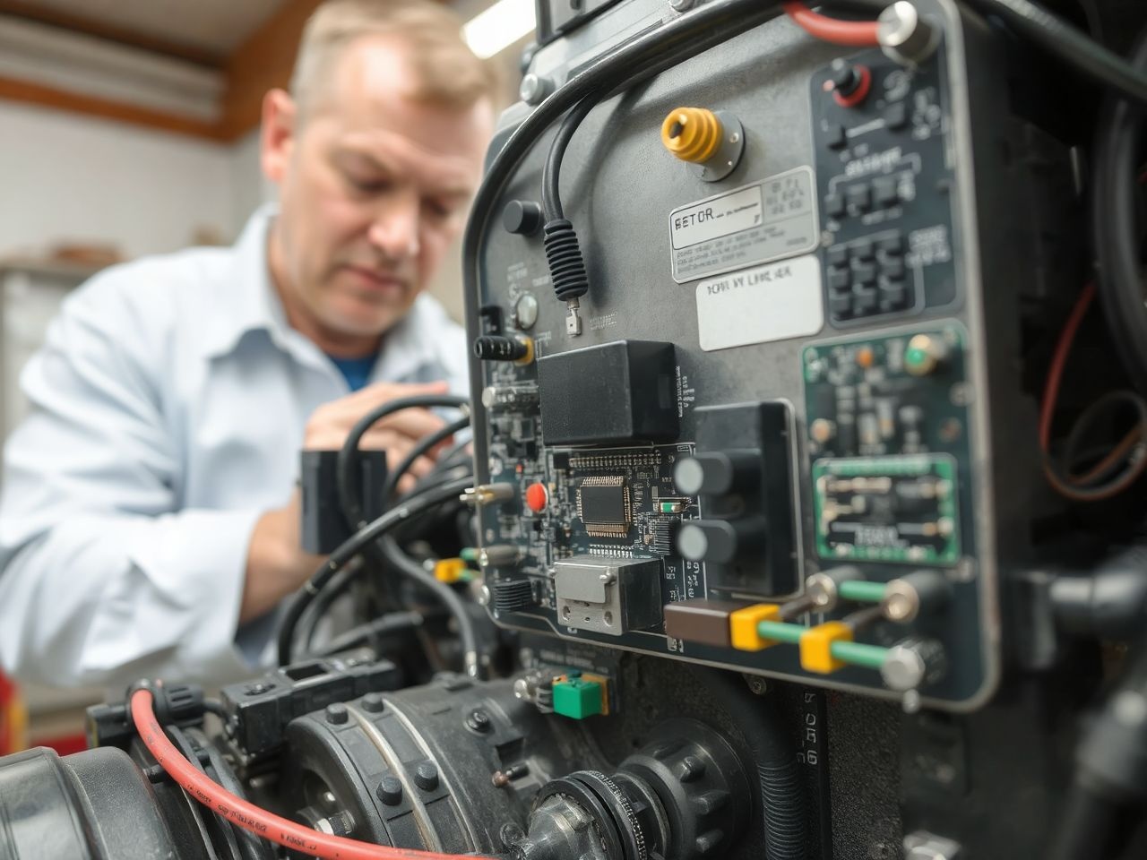 Az elektronikus vezérlés optimalizálja a szenzorok valós idejű adatait.