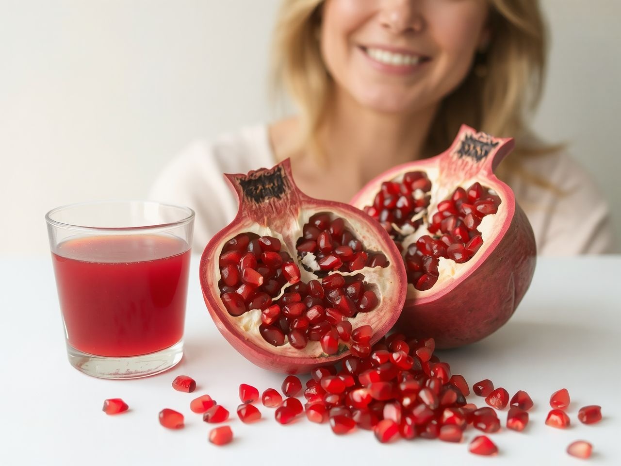 A gránátalma gazdag C-vitaminban, erősíti az immunrendszert.