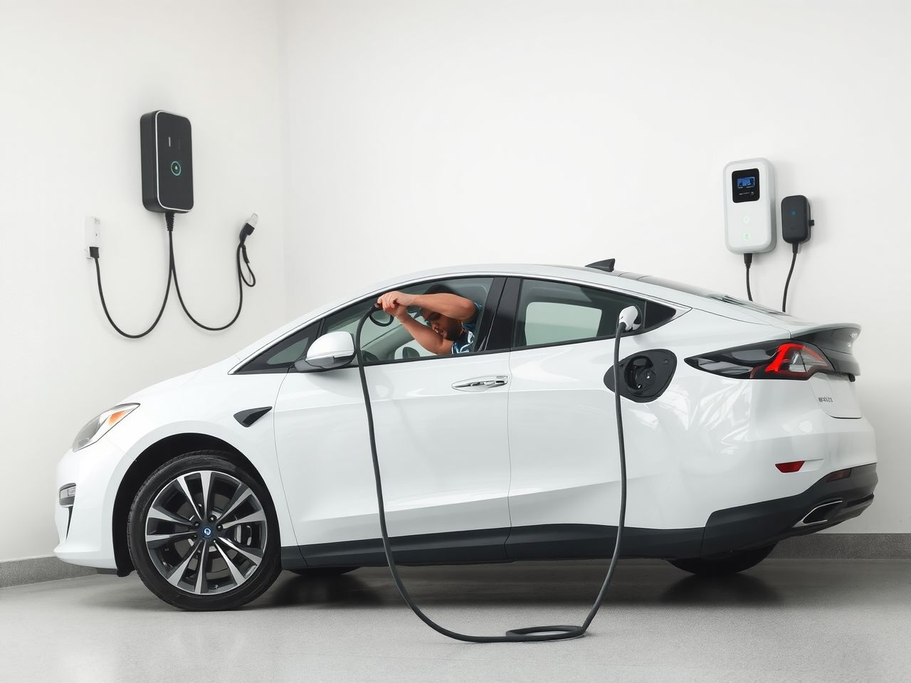 Az otthoni töltés kényelmes és gazdaságos megoldás elektromos autóknak.